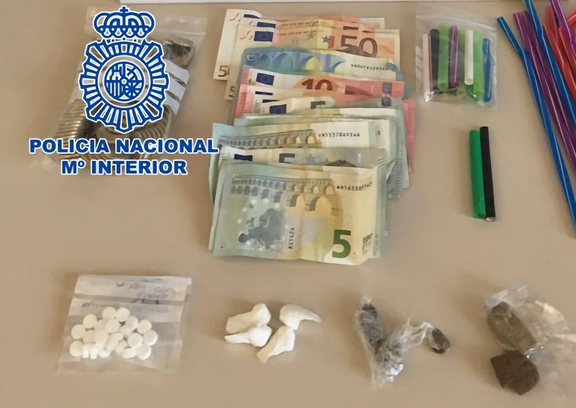 Desmantelado un punto de venta de droga en la zona de Levante