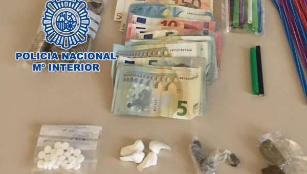 Desmantelado un punto de venta de droga en la zona de Levante