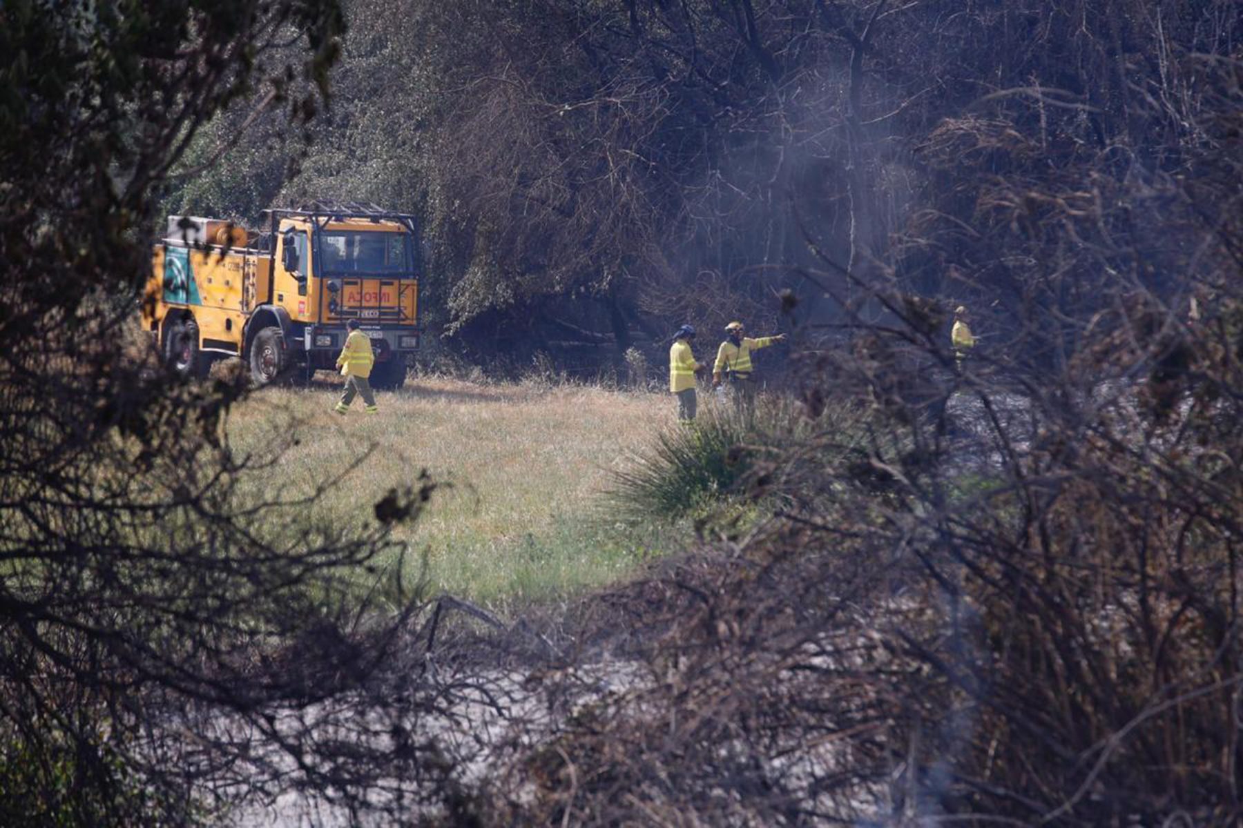 Primer incendio de la temporada en la Campiñuela Baja