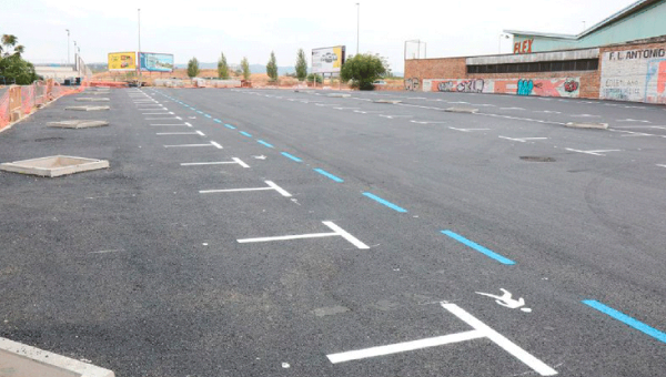 Habilitado un nuevo aparcamiento de 100 plazas en Levante