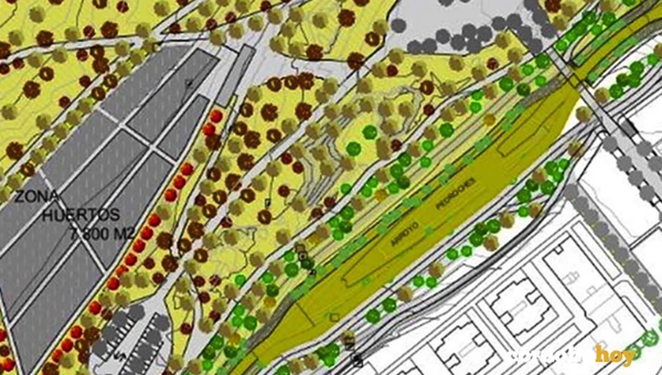 El Parque de Levante tendrá una zona de huertos comunitarios de 8.028 metros cuadrados