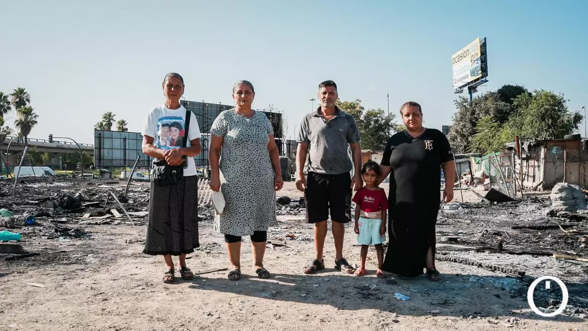 La vida entre cenizas una semana después del incendio en el asentamiento chabolista de Córdoba 