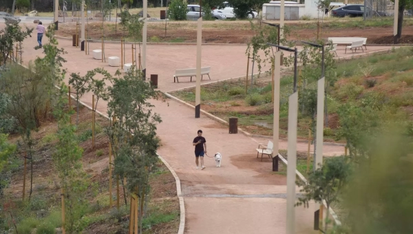 Nuevas obras en el Parque de Levante: hay que impermeabilizar el aljibe y ejecutar una nueva conducción de riego