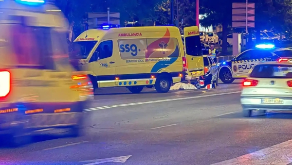  Herida grave una motorista tras un accidente con un coche en Carlos III 